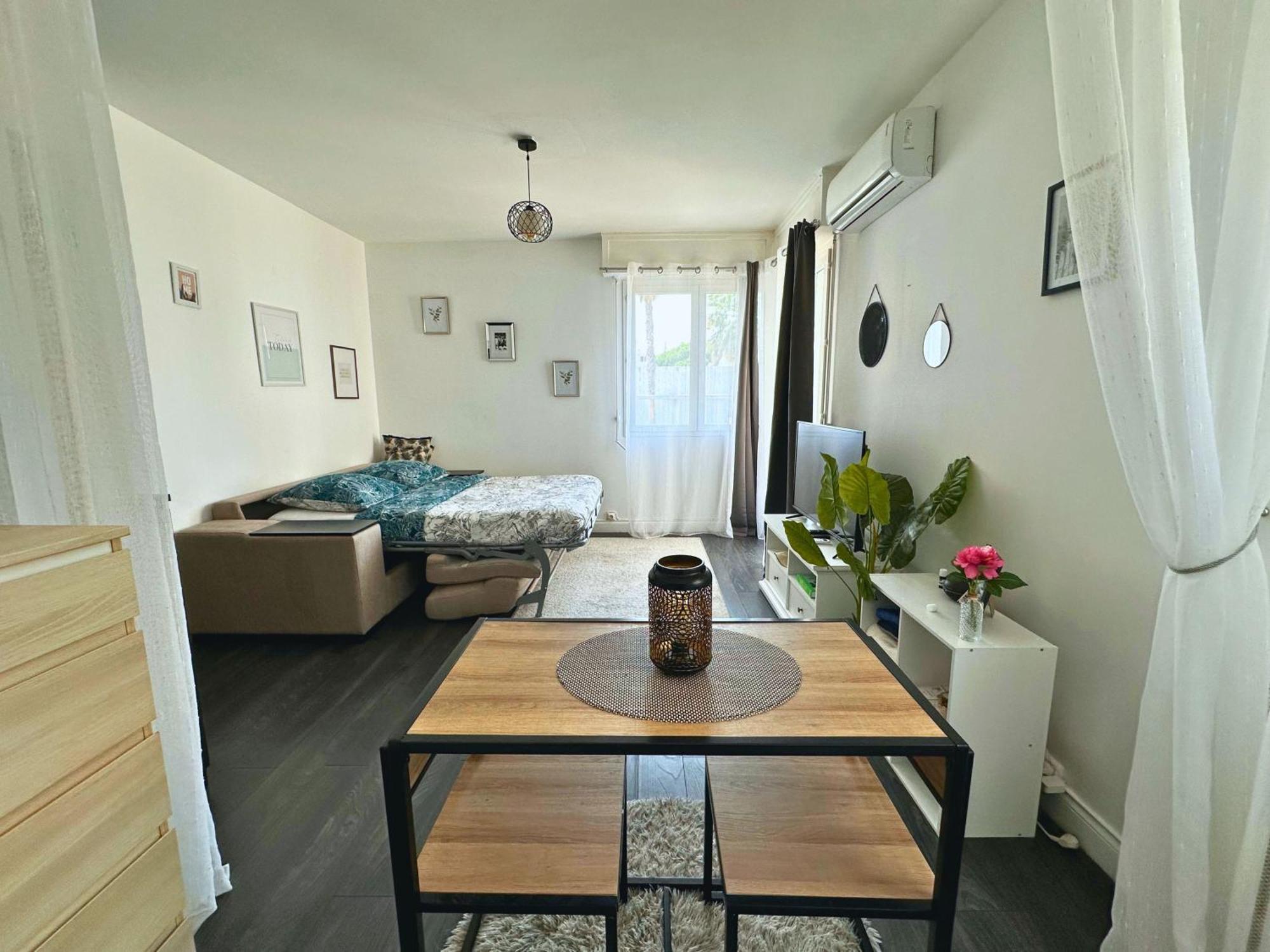 Cosy Palm Beach, Studio Pres De La Mer Et De La Croisette Cannes Eksteriør bilde