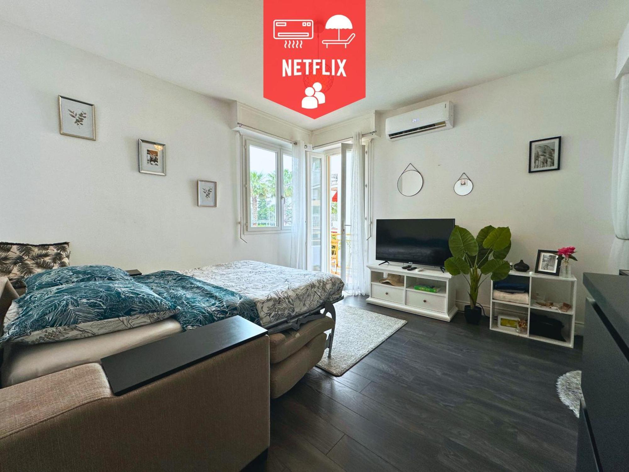 Cosy Palm Beach, Studio Pres De La Mer Et De La Croisette Cannes Eksteriør bilde