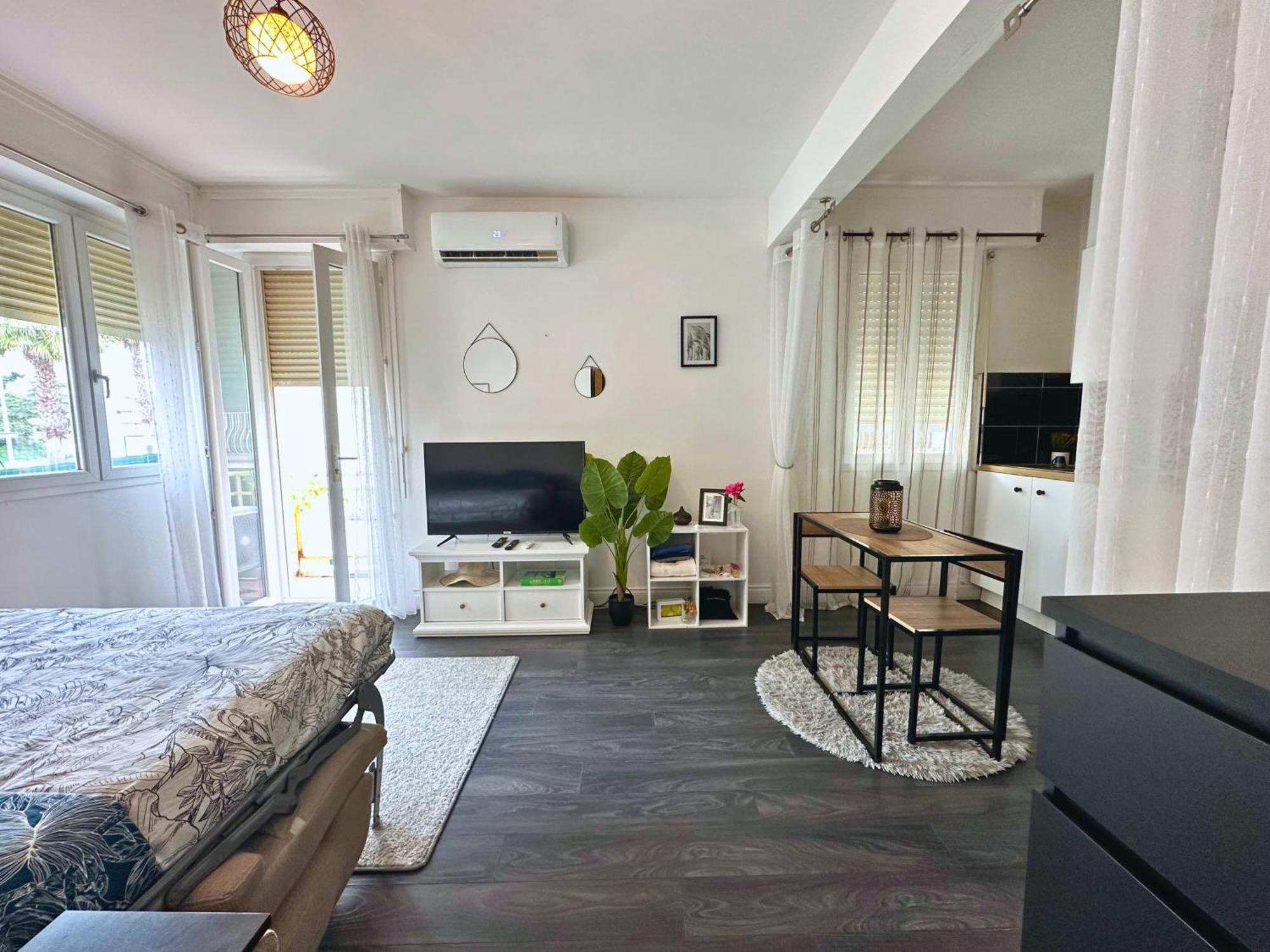 Cosy Palm Beach, Studio Pres De La Mer Et De La Croisette Cannes Eksteriør bilde